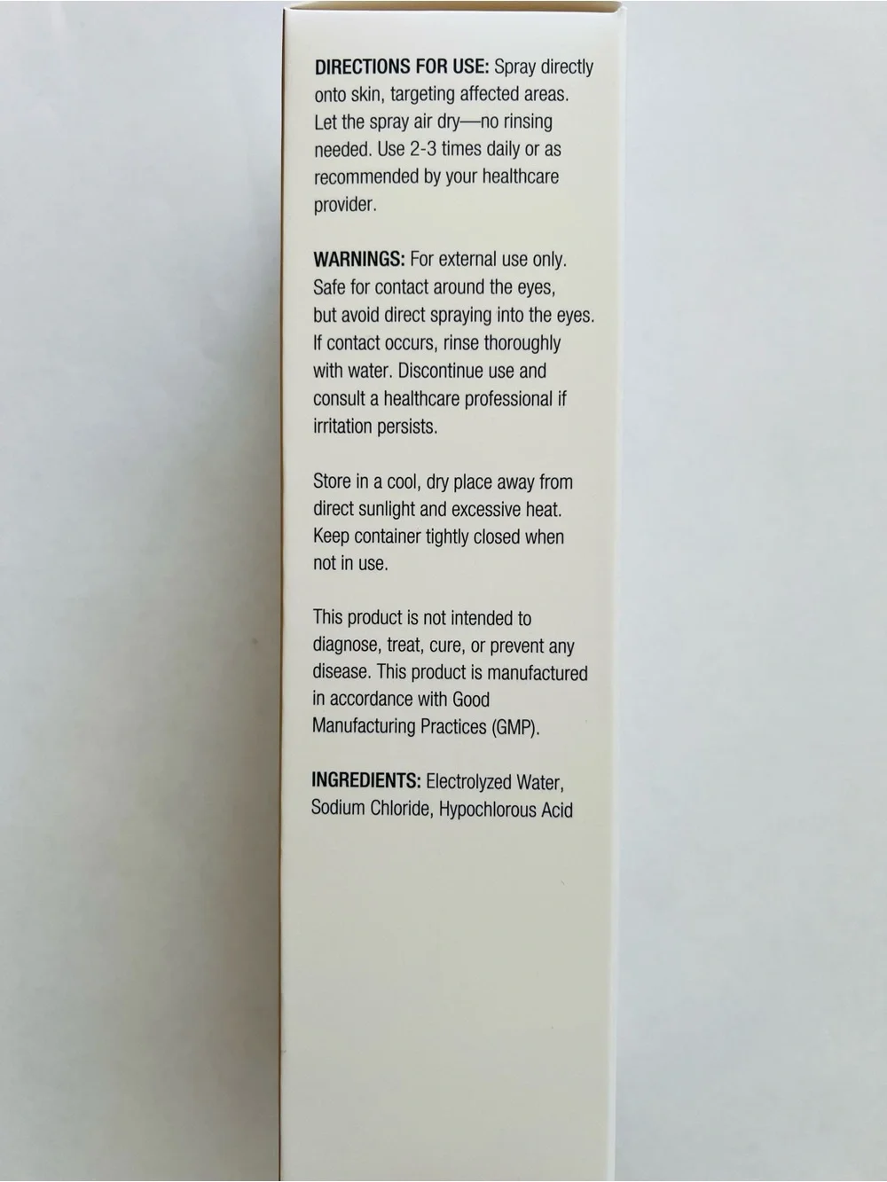 LaserSense Dermal Spray - All Natural Stabilized HOCl